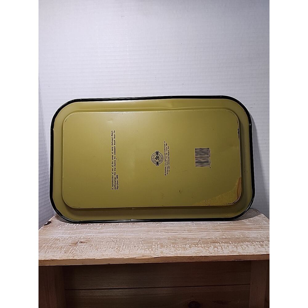 Vintage Budweiser Anheuser Busch Brewing Association Tray 1987 Reproduction - Picture 4 of 6
